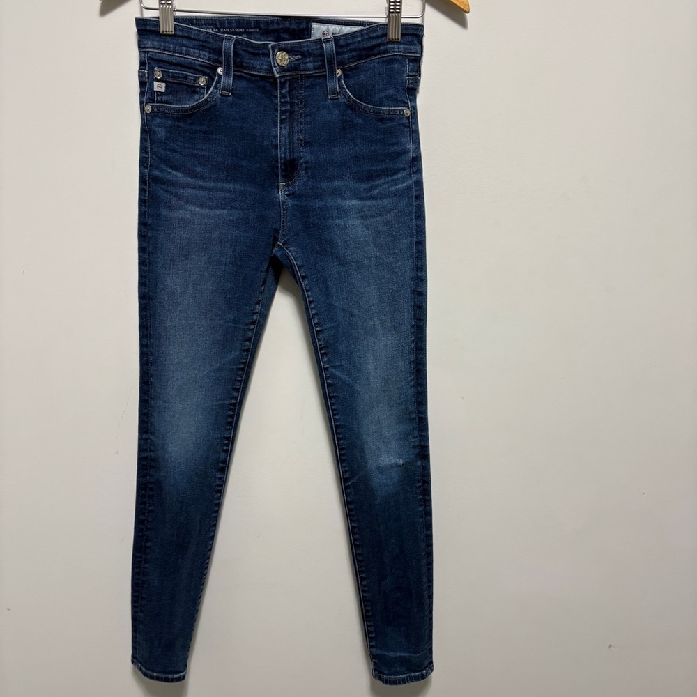 Adriano Goldschmied Jeans Womens 26 (26x27) Blue Farrah High Rise Skinny Ankle